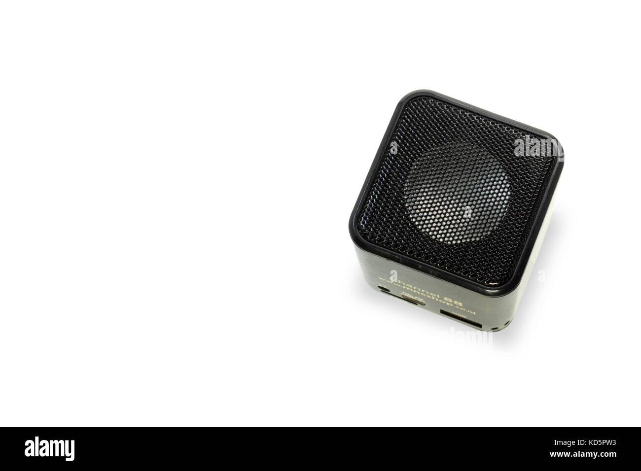 Scatola nera wireless mini altoparlante Foto Stock