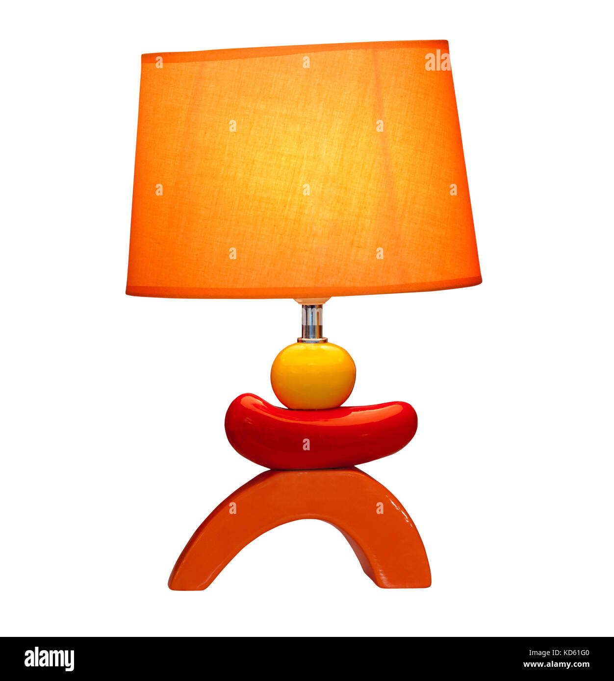 Moderna lampada da tavolo Foto Stock