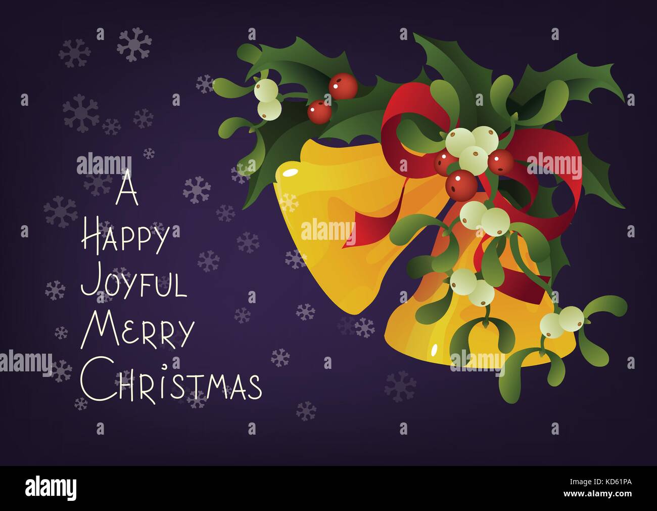Buon Natale Jingle Bells.Stagionale Di Natale Biglietto Di Auguri Di Un Felice Gioiosa Buon Natale E Jingle Bells Immagine E Vettoriale Alamy