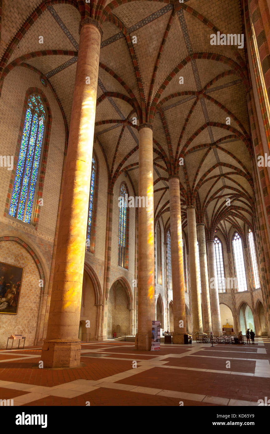 Tolosa (Francia meridionale): Chiesa dei Giacobini (non disponibile per la produzione di cartolina) Foto Stock