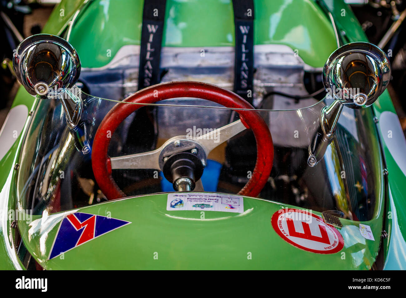 1962 Lotus-Climax 24 nel paddock del 2017 Goodwood Revival, Sussex, Regno Unito. Partecipante al Glover Trophy. Foto Stock