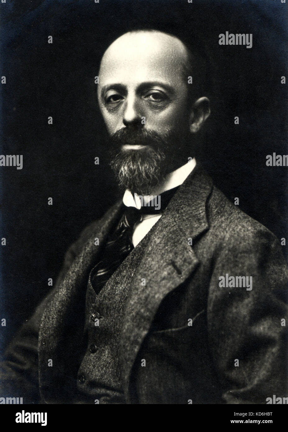 Leone Sinigaglia ritratto compositore italiano 1868- 1944. Foto Stock