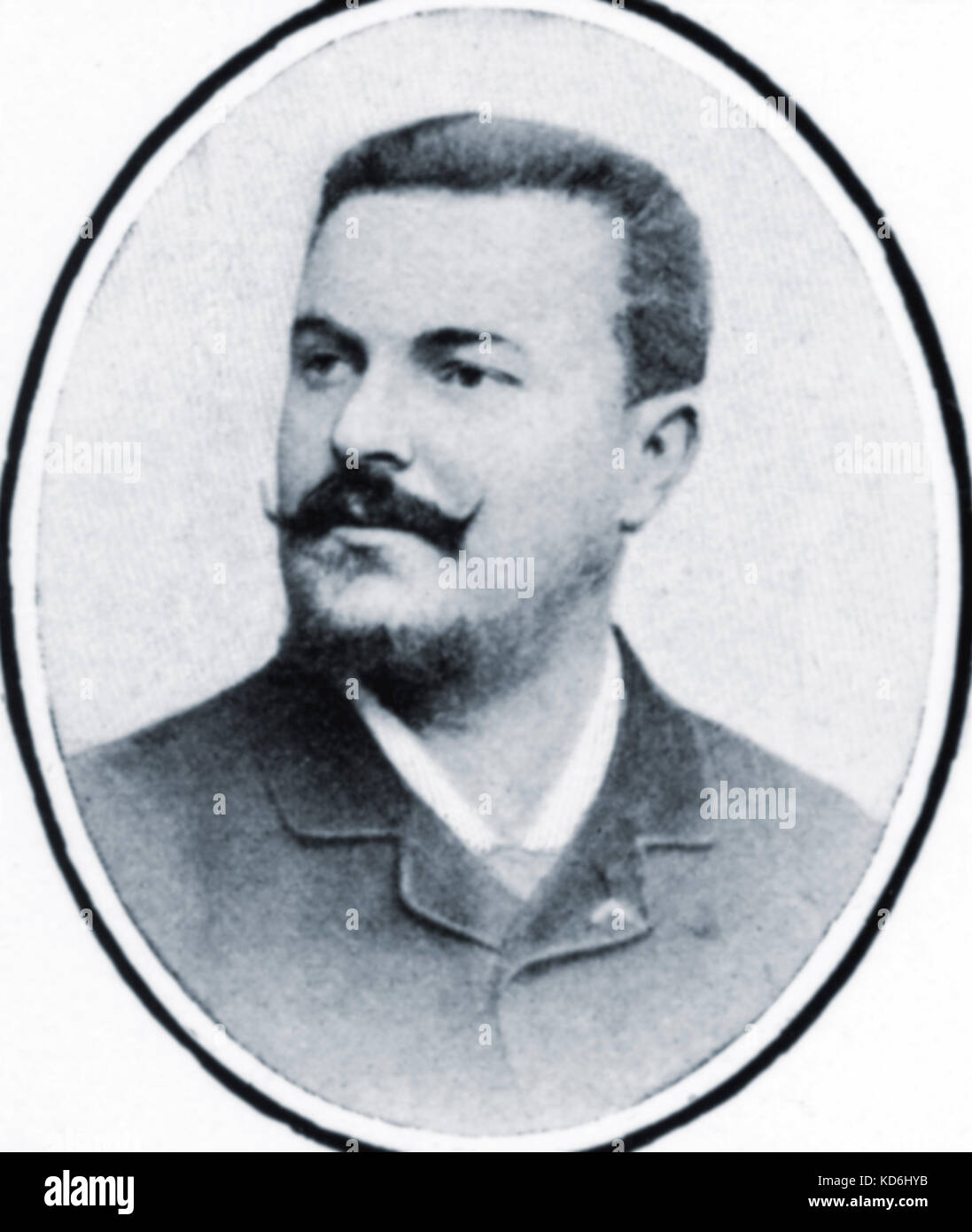 Jean Alexandre Talazac - Ritratto del tenore francese che era Faust di Hector Berlioz 's légende dramatique 'La Damnation de Faust' nel 1877. 6 Maggio 1851 - 26 dicembre 1896. Foto Stock