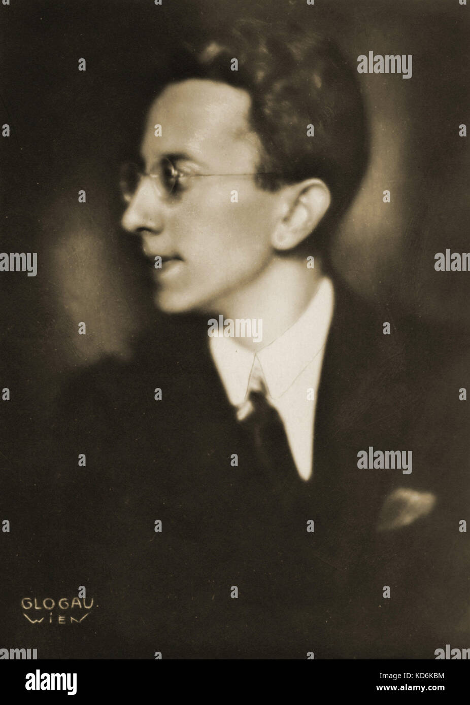 Fritz Mahler, Austrian-American conduttore, 1901-1973. Nipote di Gustav Mahler. Foto scattata da Glogau, Vienna. Foto Stock