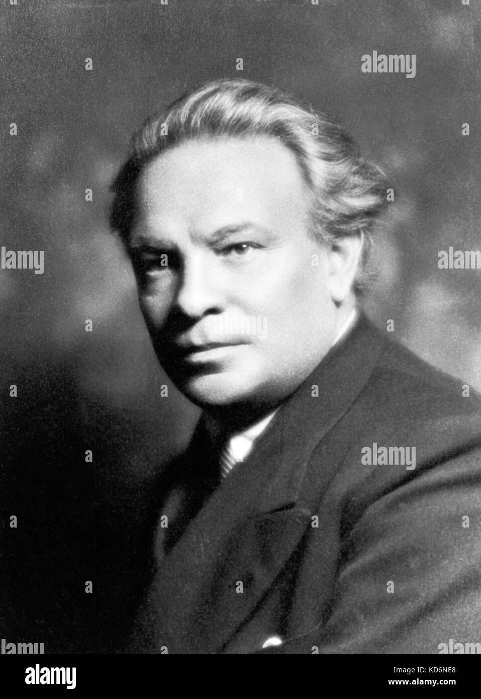 Ottorino Respighi - ritratto del compositore italiano 1879-1936 Foto Stock