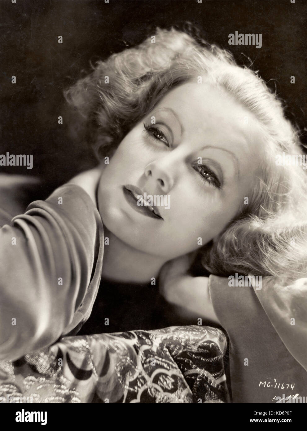 Greta Garbo, ritratto. Swedish film star, 1905-1990. Foto di pubblicità. Foto Stock