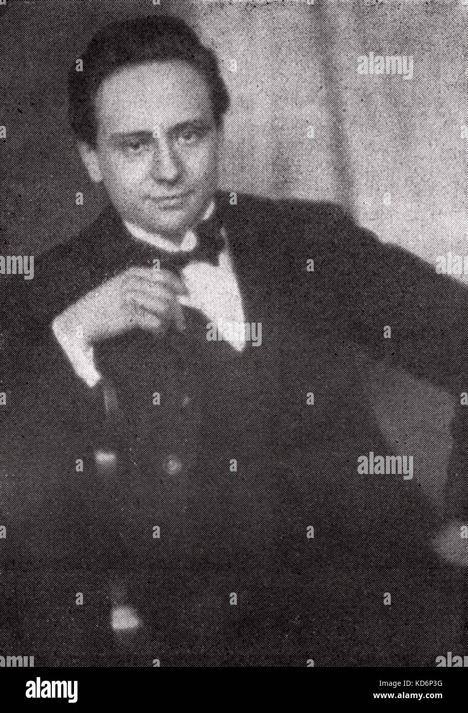 Viktor ULLMANN, ritratto. Compositore tedesco 1898 - 1944. Morì ad Auschwitz. Foto Stock