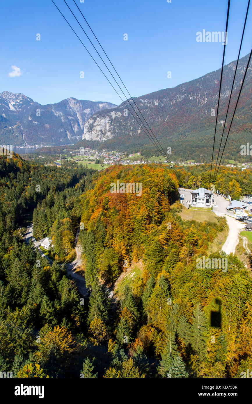 Dachstein mountain range, regione in oberšsterreich, Austria superiore, parte delle alpi, , funivia al vertice krippenstein area, Foto Stock