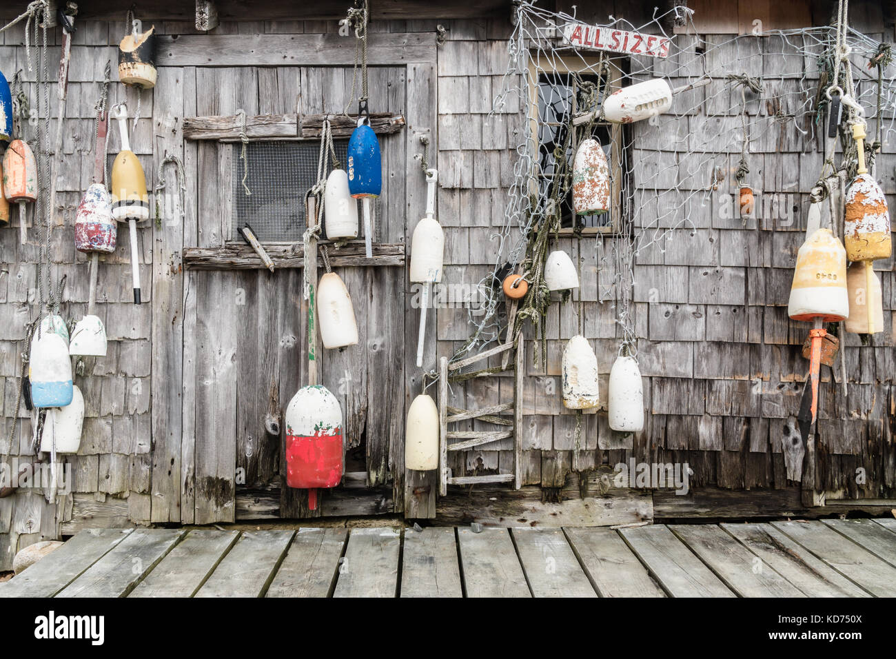 Cape neddick lobster pound, York, Maine Foto Stock