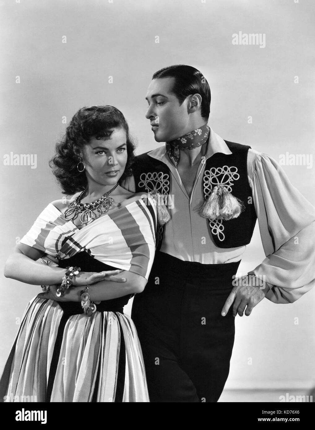 Valentino 1951 MGM film con Dona Drake e Anthony Dexter come Valentino Foto Stock