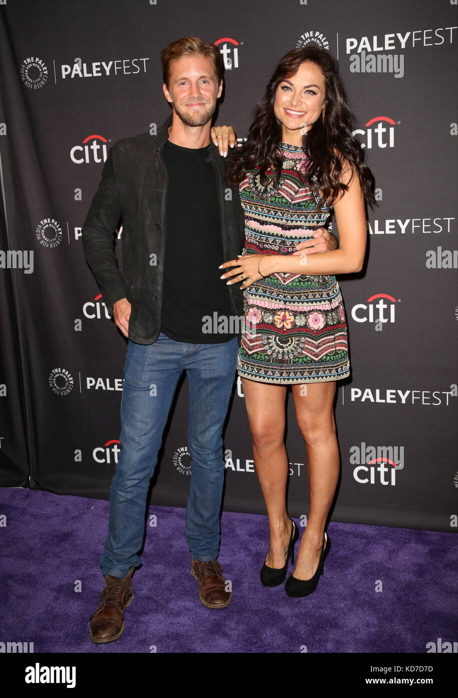 Le celebrità partecipano al PaleyFest Fall 'Valor' Arrivals al Paley Center for Media di Beverly Hills. Con: Matt Barr, Christina Ochoa dove: Los Angeles, California, Stati Uniti quando: 10 set 2017 Credit: Brian to/WENN.com Foto Stock