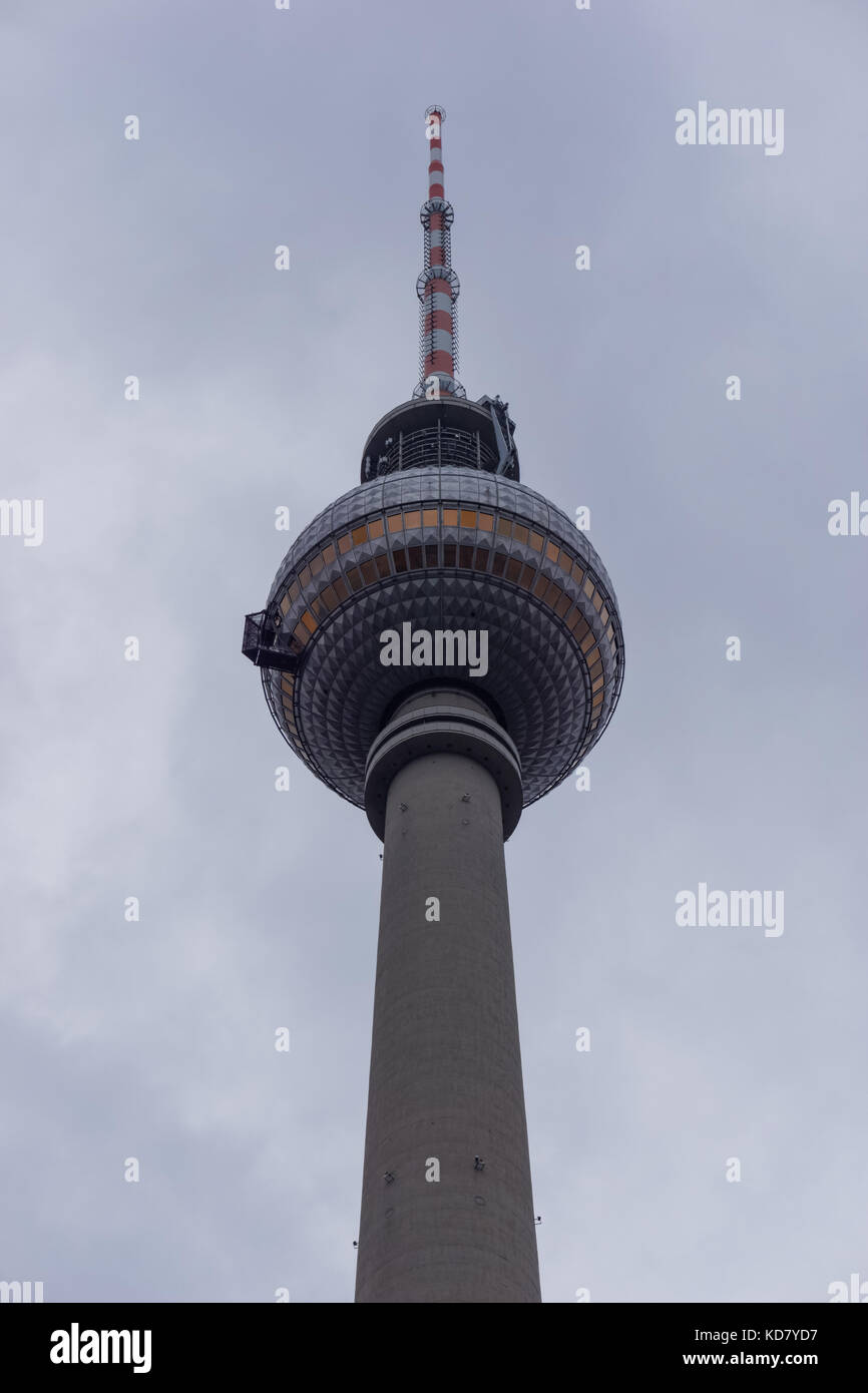 La torre della televisione di Berlino, Germania Foto Stock