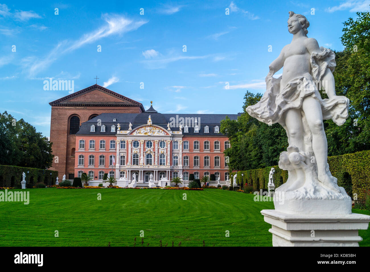 Kurfürstliches Palais, rococò del palazzo elettorale, 1756, Trier, Renania-Palatinato, Germania Foto Stock