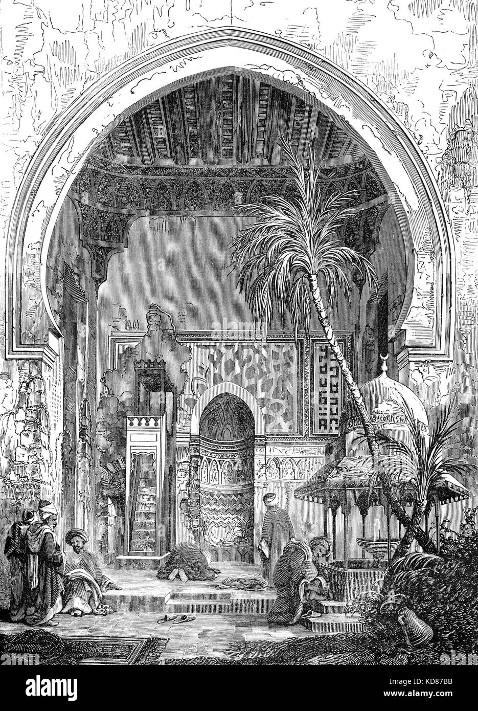 Hagia Sophia nel XVI secolo, una moschea imperiale, Istanbul, Turchia Foto Stock