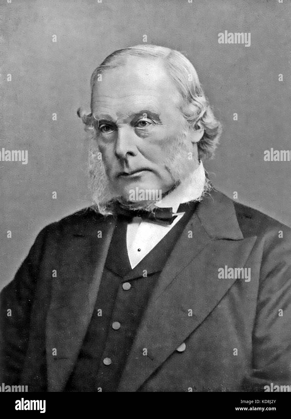 Joseph LISTER (1827-1912) chirurgo britannico che ha aperto la strada alla chirurgia antisettica. Foto del 1902. Foto Stock