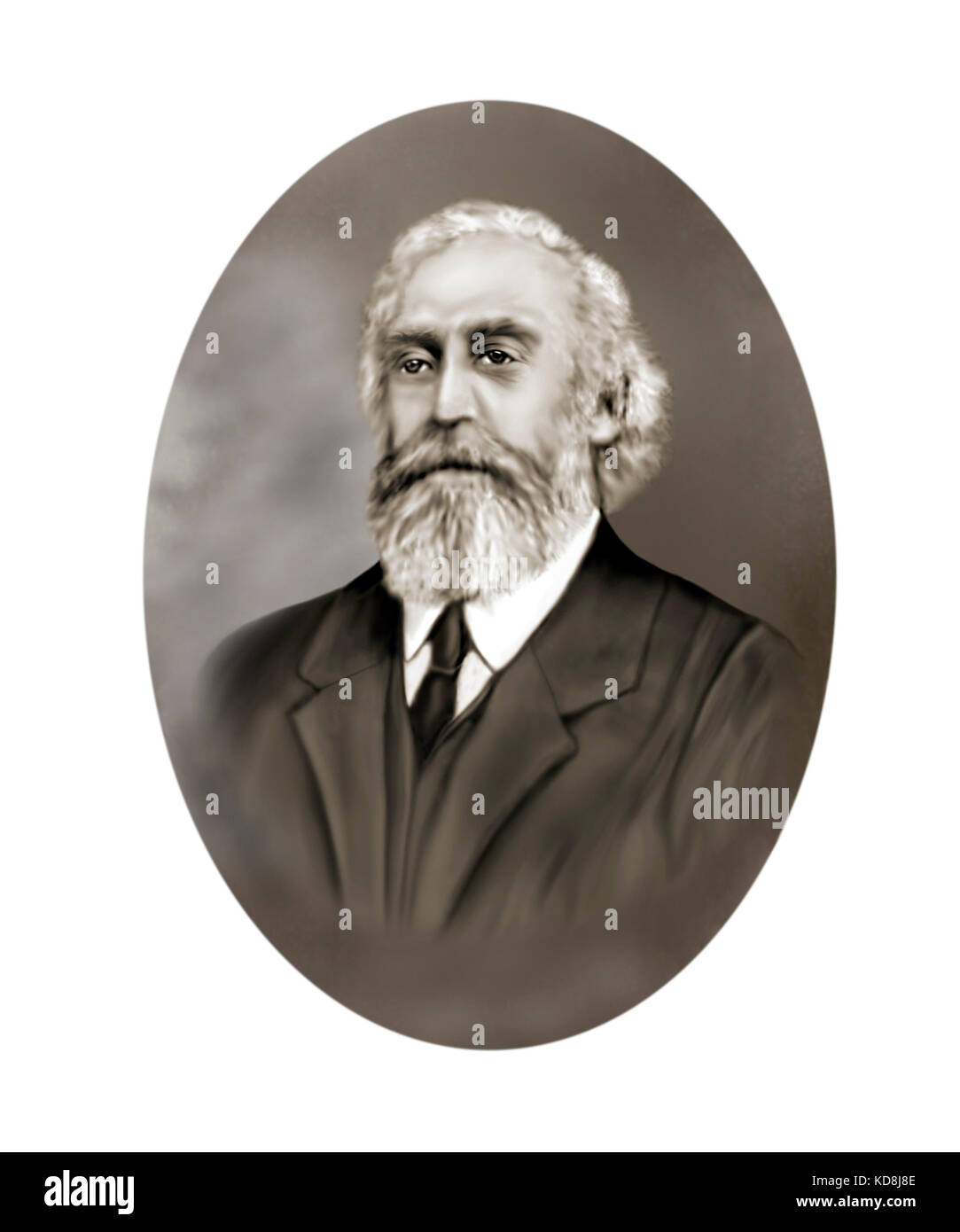 Martin wiberg, 1826 - 1905, computer svedese pioniere, inventore Foto Stock