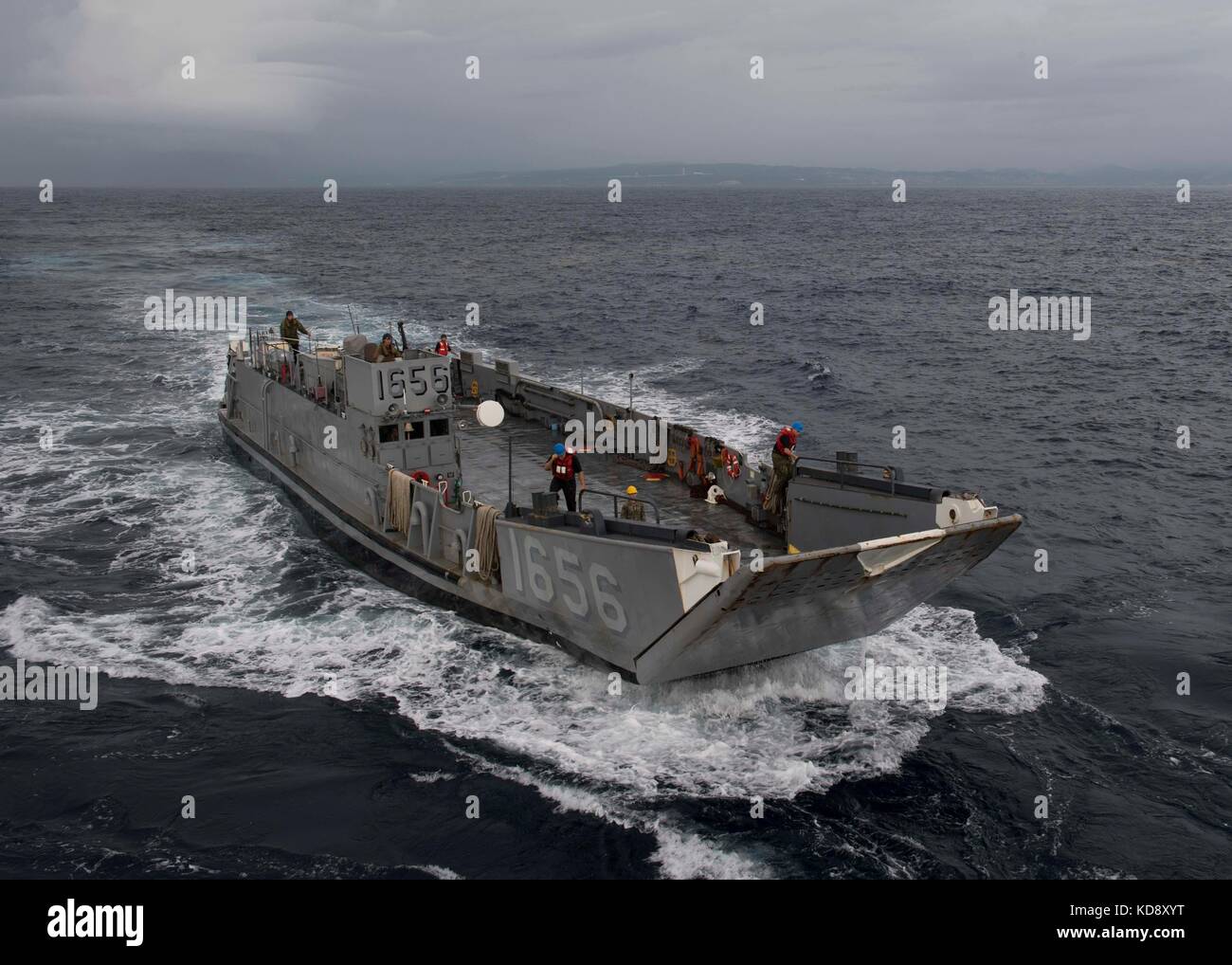 Landing Craft Utility (LCU) 1656 Foto Stock