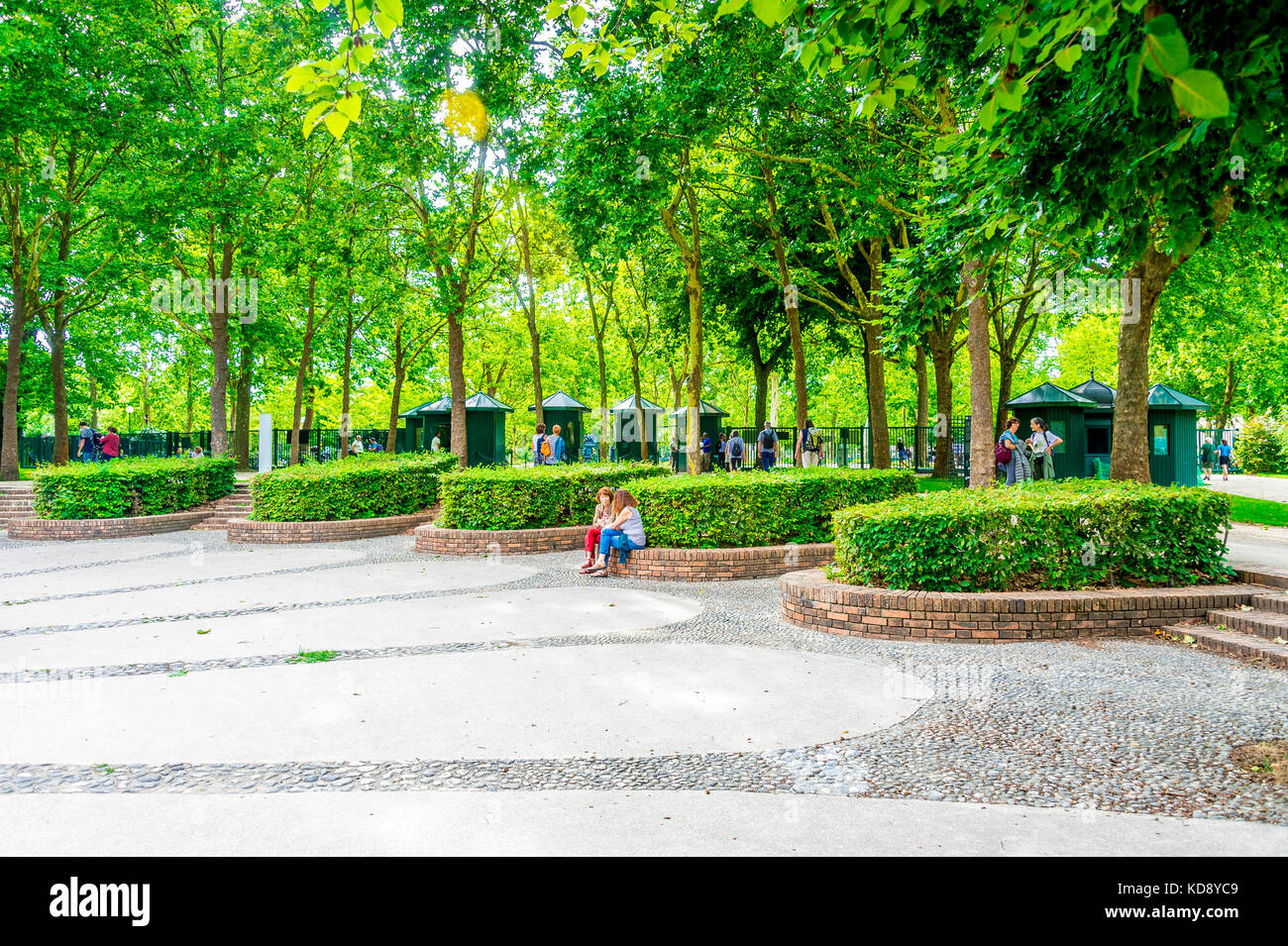 Parc Floral de Paris è un parco pubblico e giardino botanico situato entro il Bois de Vincennes nel dodicesimo arrondissement di Parigi, Francia Foto Stock