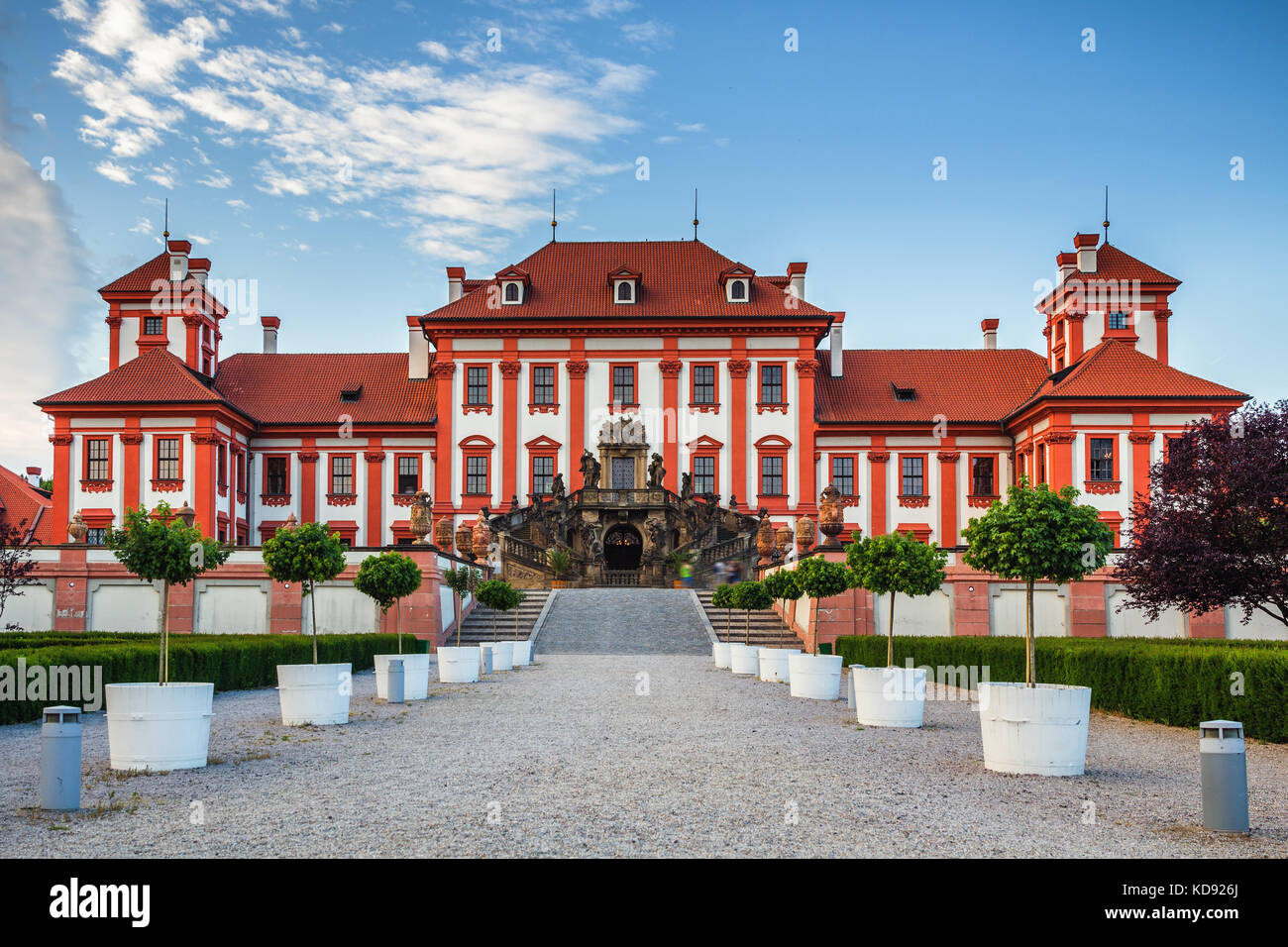 Castello di Troja. Praga. repubblica Ceca Foto Stock