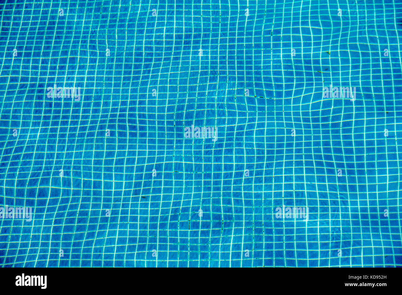 Blue piastrella ceramica mosaico in piscina, tessitura senza giunture Foto Stock