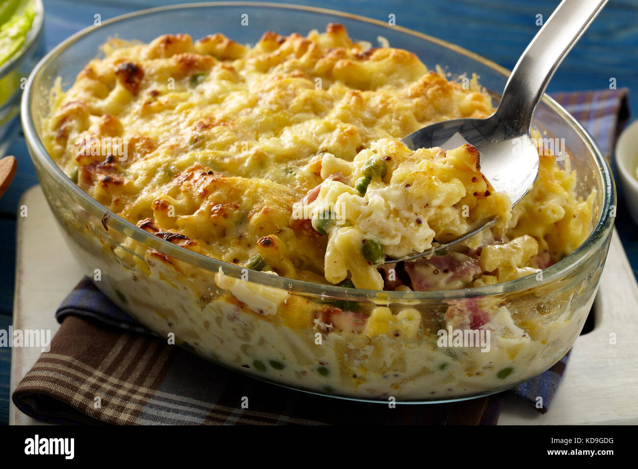 Maccheroni e formaggio Foto Stock