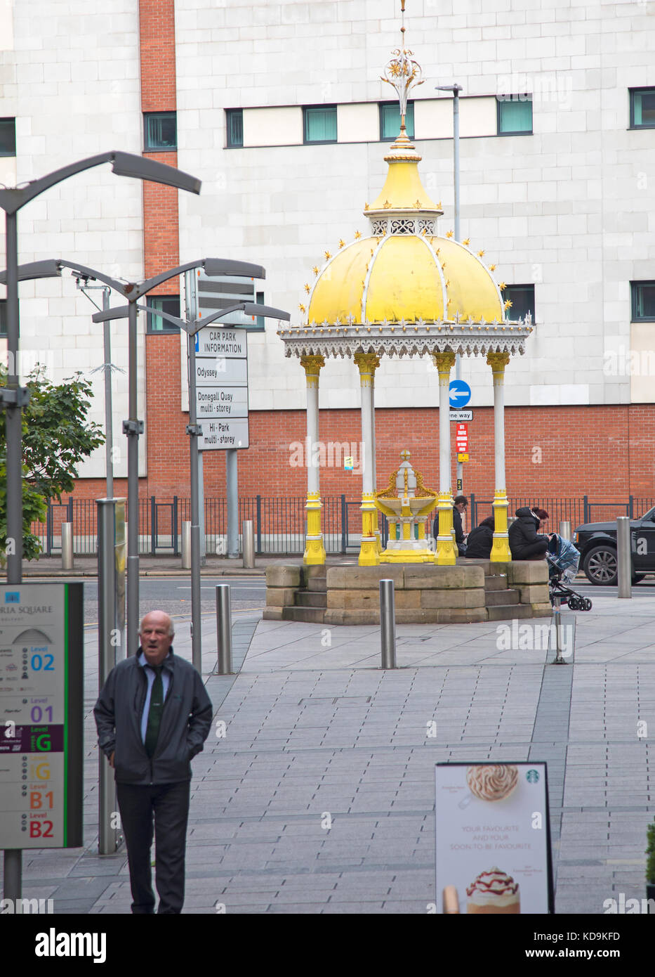 Jaffe vittoriano Fontana a Belfast Irlanda del Nord Regno Unito Foto Stock