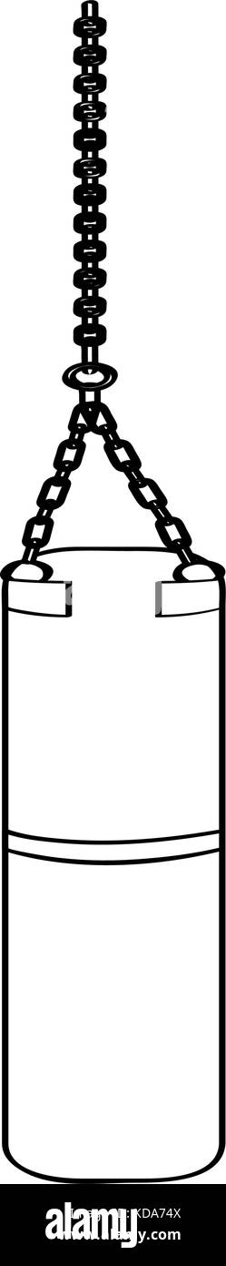 Isolato di sacchi di sabbia Illustrazione Vettoriale