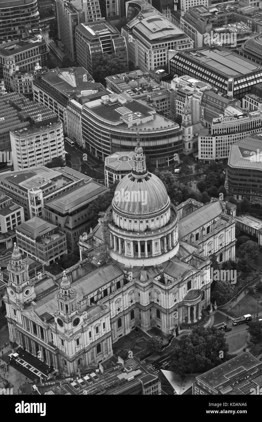 Lo skyline di Londra, vedute aeree Foto Stock