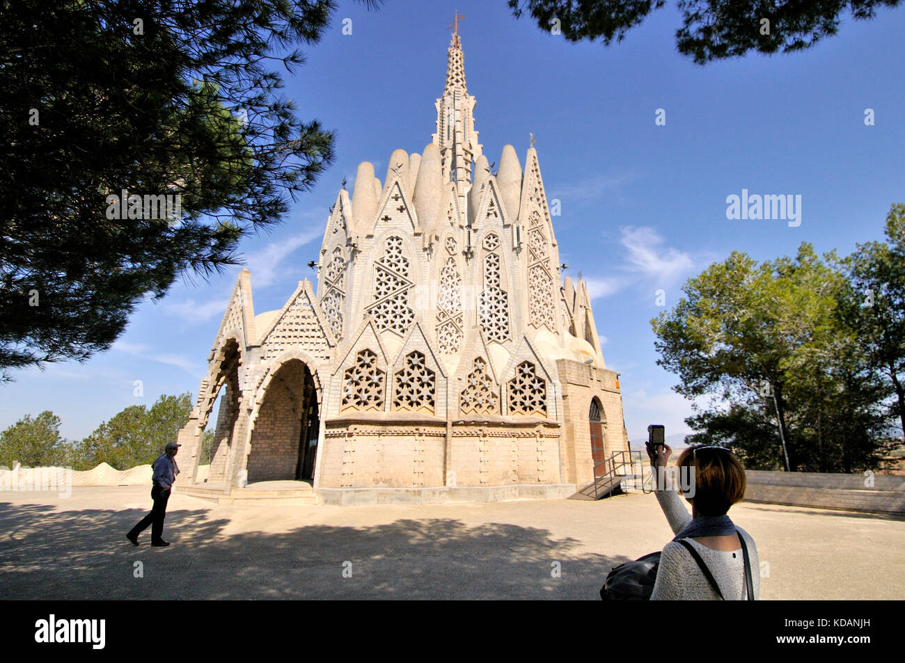 santuario di Mare de Déu de Montserrat (nostra Signora di Monsterrat), Montferri. Catalogna. Foto Stock