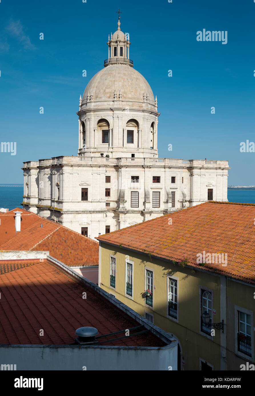 Pantheon Nazionale, Chiesa di Santa Engracia, Sao Vicente de Fora, Lisbona, Portogallo Foto Stock