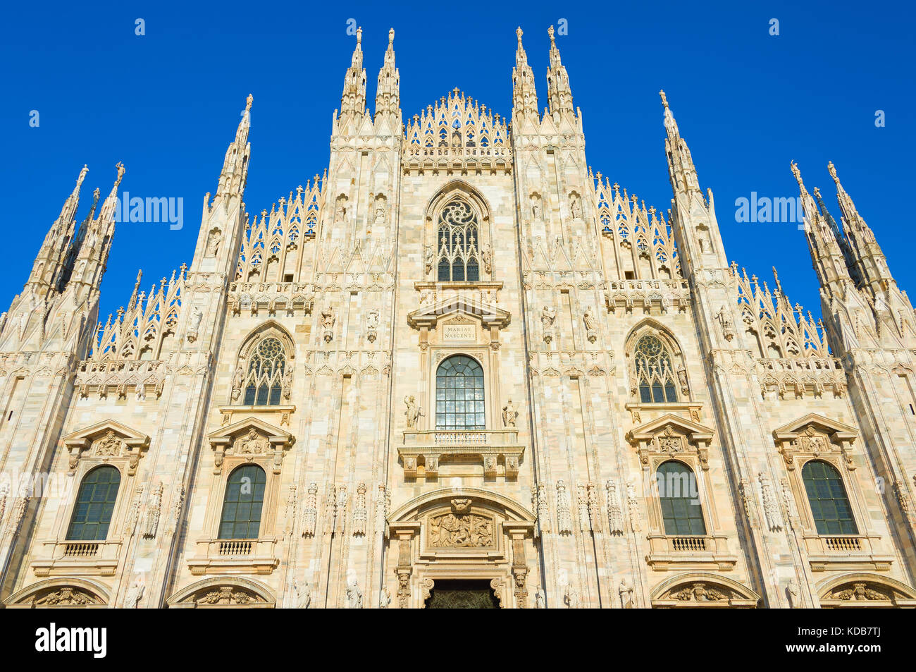 Famoso duomo di Milano (Duomo Milano). Italia Foto Stock