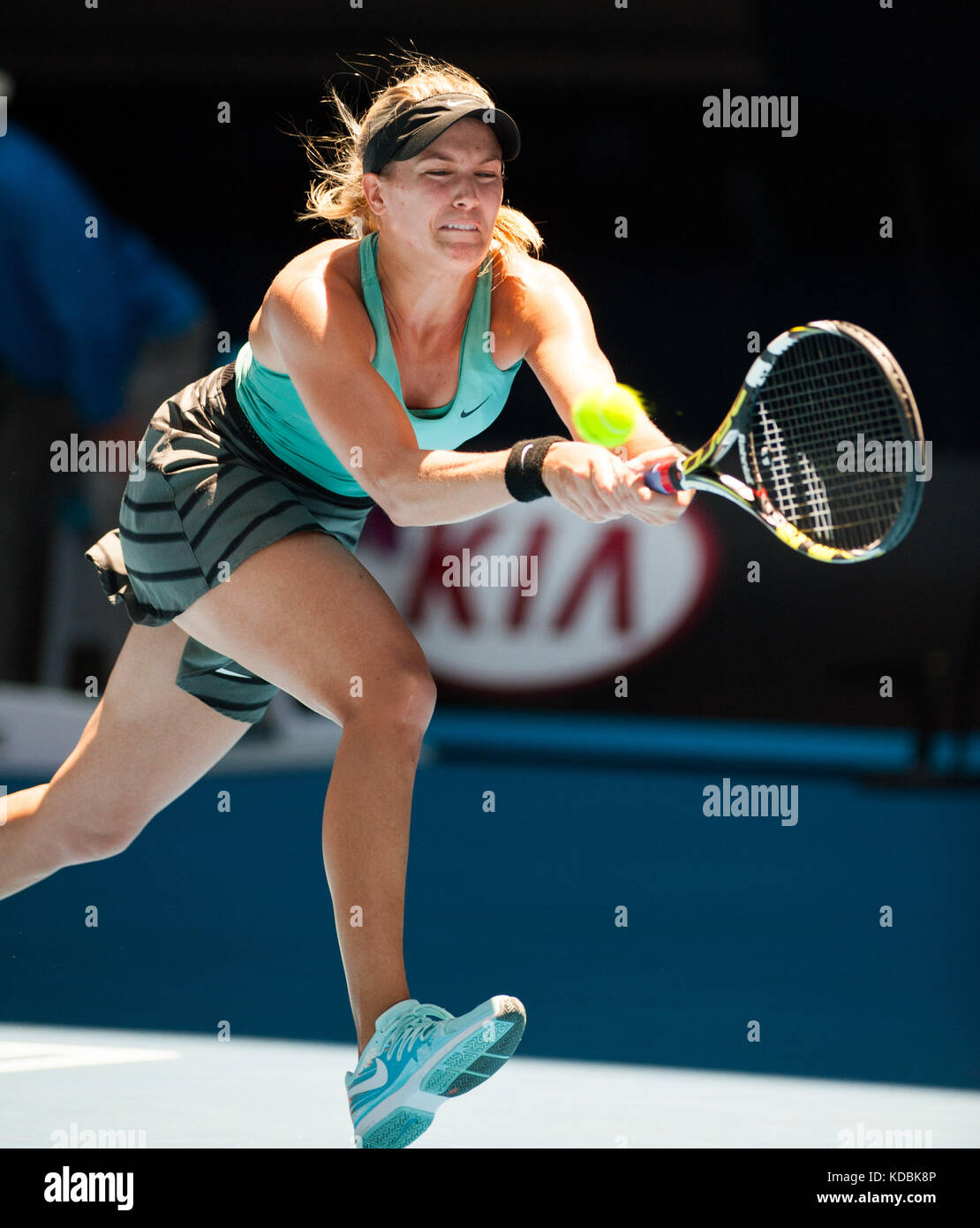 Tennis 2014 - australian open -bouchard v ivanovic Foto Stock