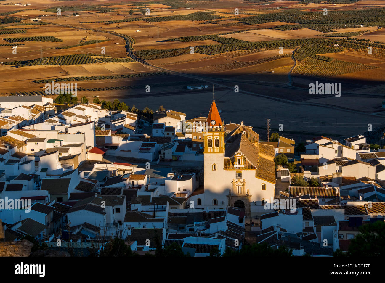 Villaggio di Teba. Provincia di Málaga, Andalusia. Spagna meridionale Europa Foto Stock