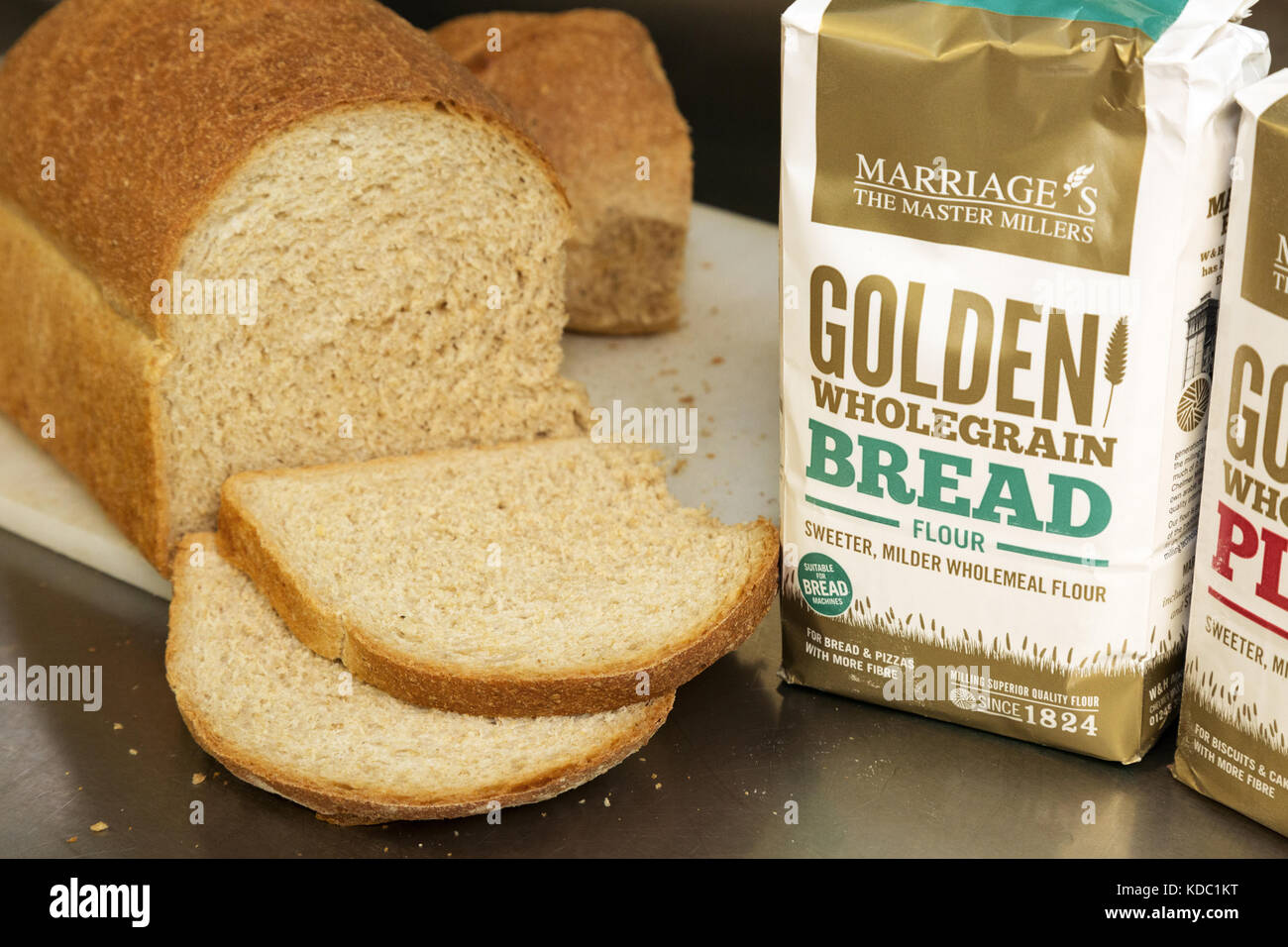 Pane di pane e farina di pane, Regno Unito Foto Stock
