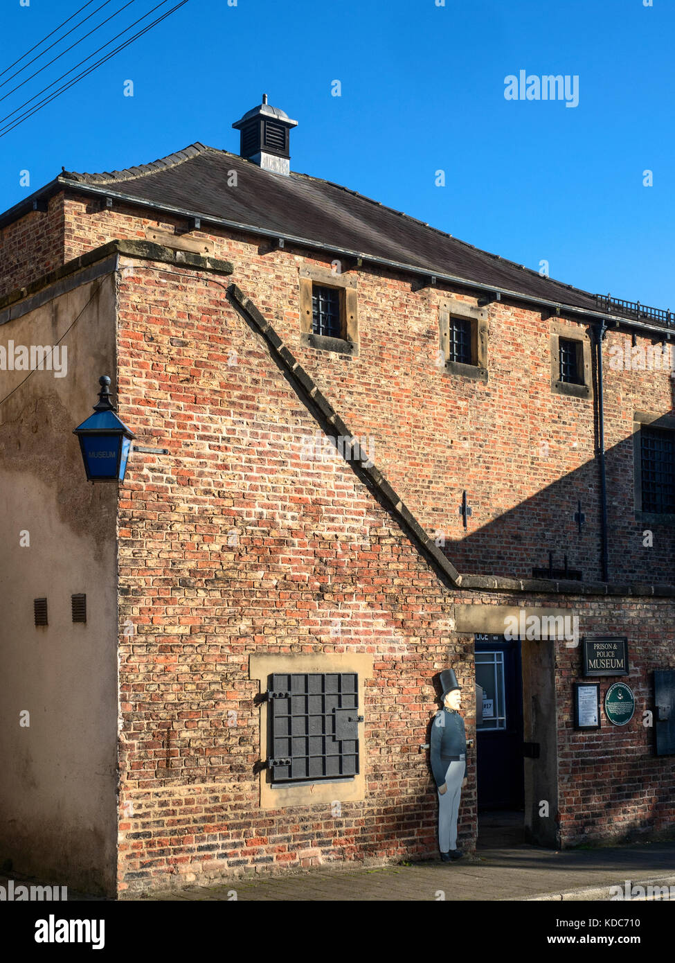 Prosin e polizia museo ospitato nella ex Ripon Liberty prigione su St Marygate Ripon Inghilterra Yorkshire Foto Stock