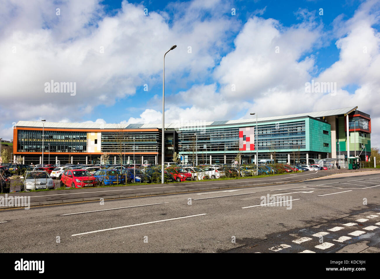 Nantgarw campus di Coleg y Cymoedd,(College delle valli), un ulteriore istruzione college nella TAF Valley, DI MID GLAMORGAN, GALLES Foto Stock