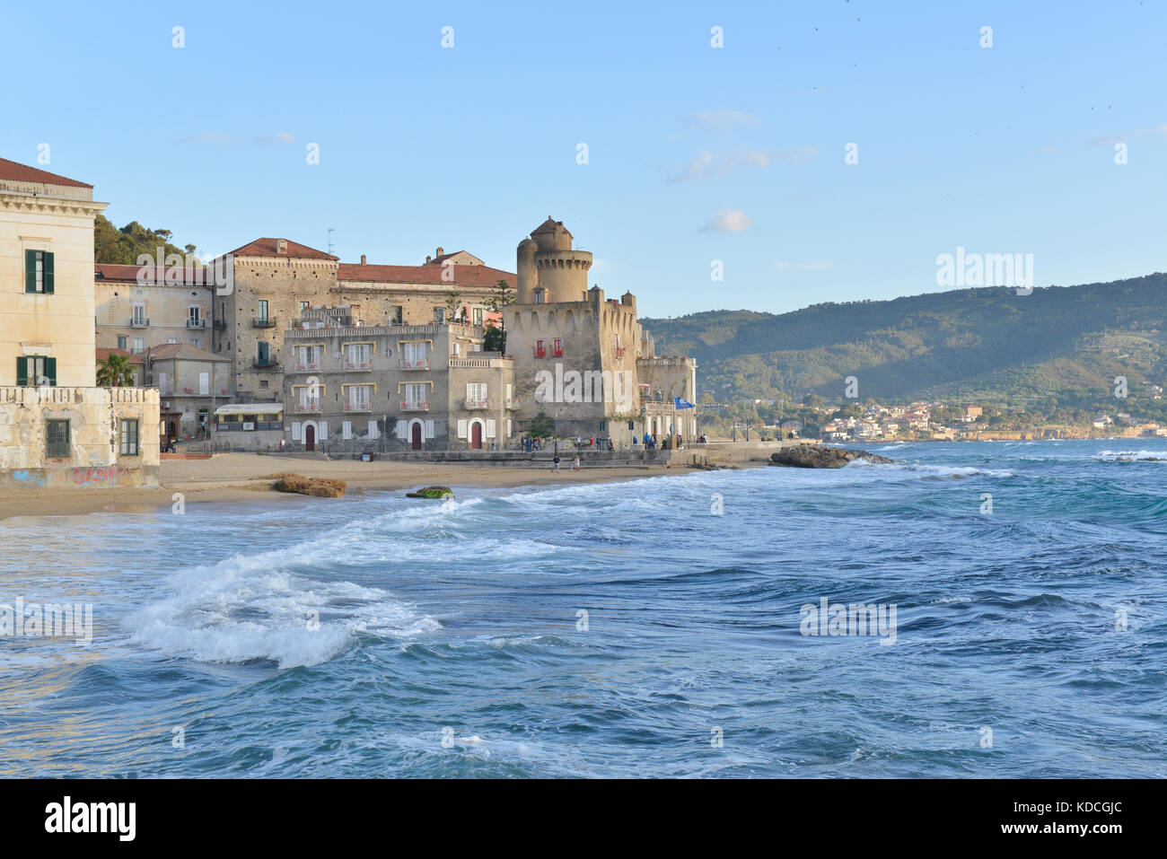 Marina Piccola di Santa Maria di Castellabate, CILENTO, ITALIA Foto Stock