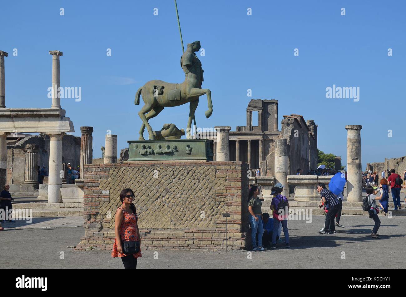 Ruinenstadt Pompei, Kampanien, Italien Foto Stock