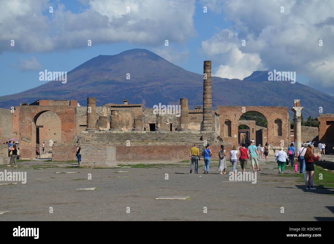 Ruinenstadt Pompei, Kampanien, Italien Foto Stock