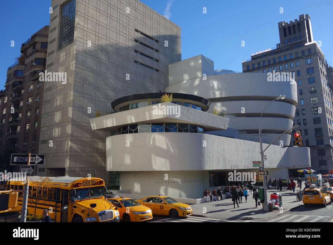 Guggenheim Museum New York City Manhattan Stati Uniti d'America Foto Stock