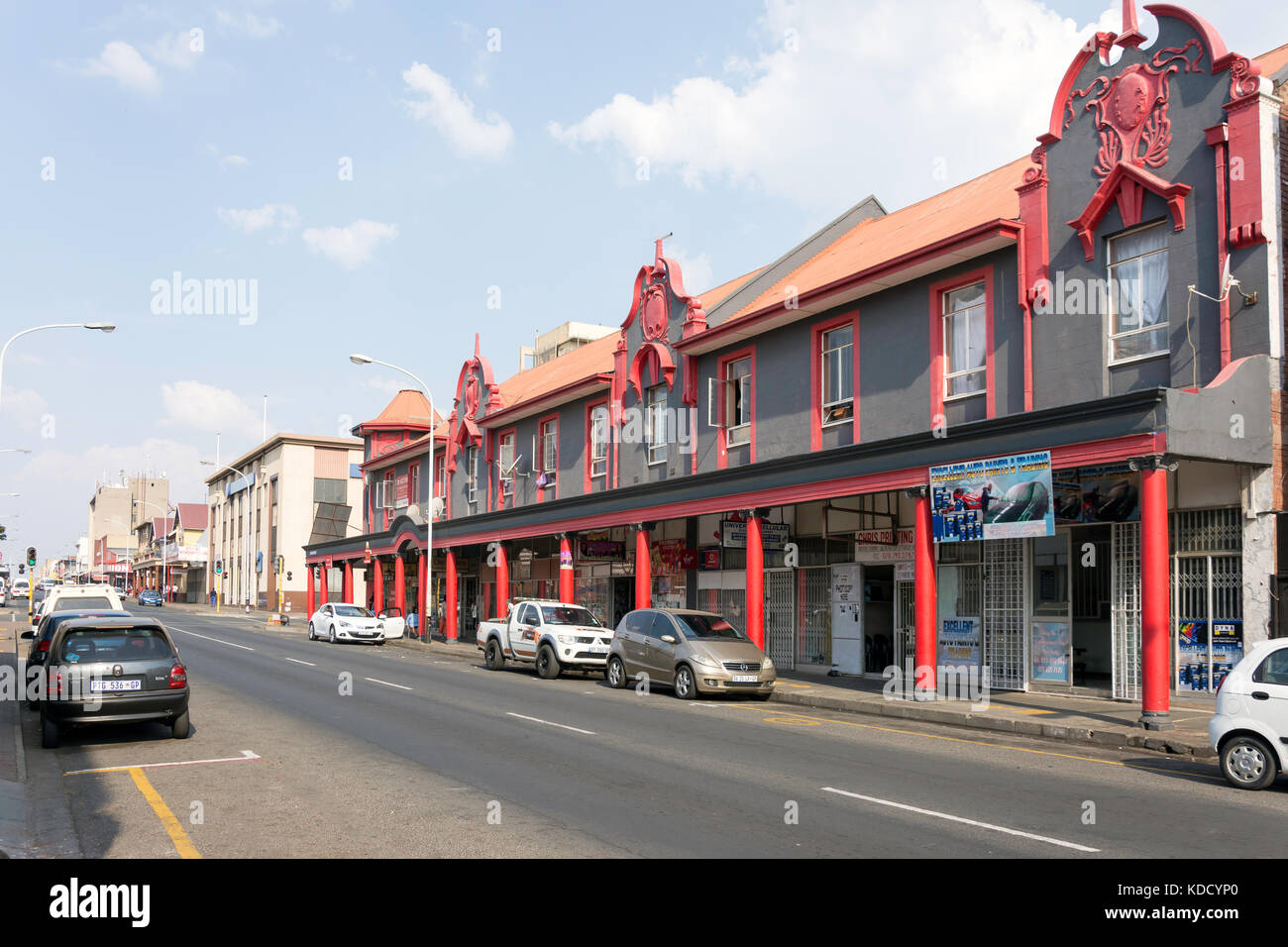 De Vries Edificio, Commissario Street, Boksburg, East Rand, maggiore Johannesberg, provincia di Gauteng, Repubblica del Sud Africa Foto Stock