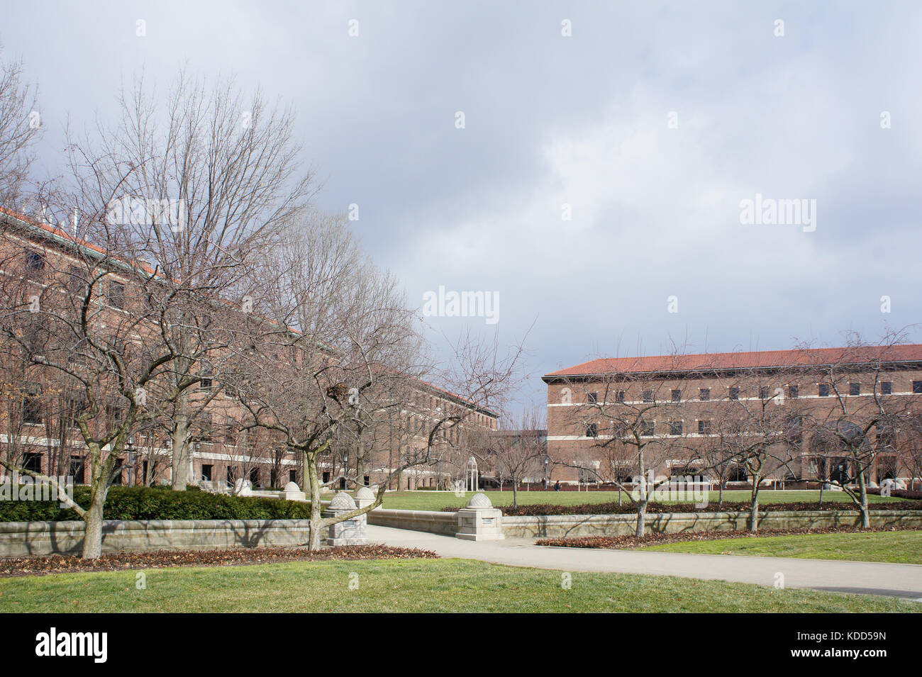 Purdue, Jan 30: la bella purdue mall della Purdue University il Jan 30, 2012 a purdue, indiana Foto Stock