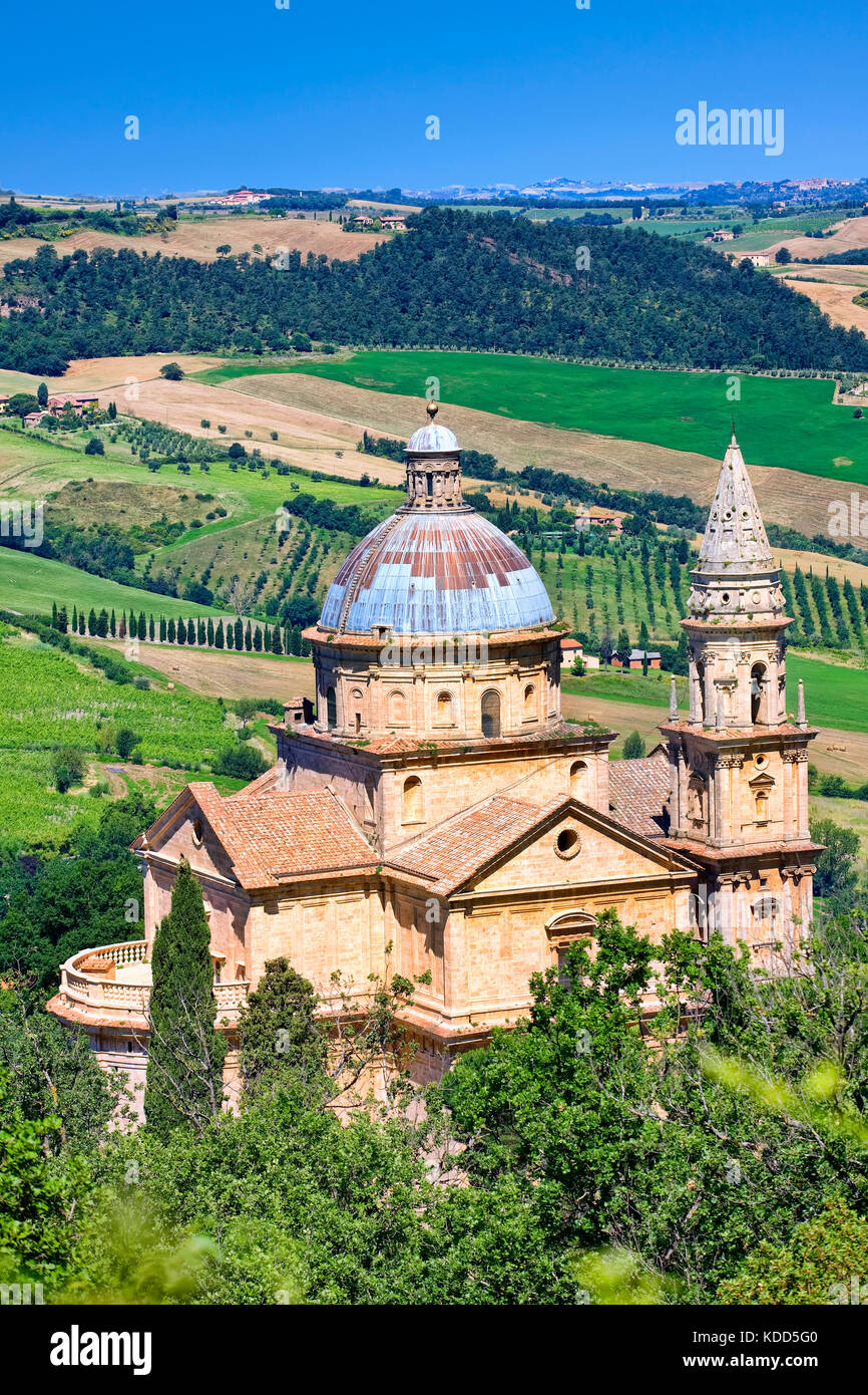Chiesa di san biagio a montepulciano in toscana Foto Stock