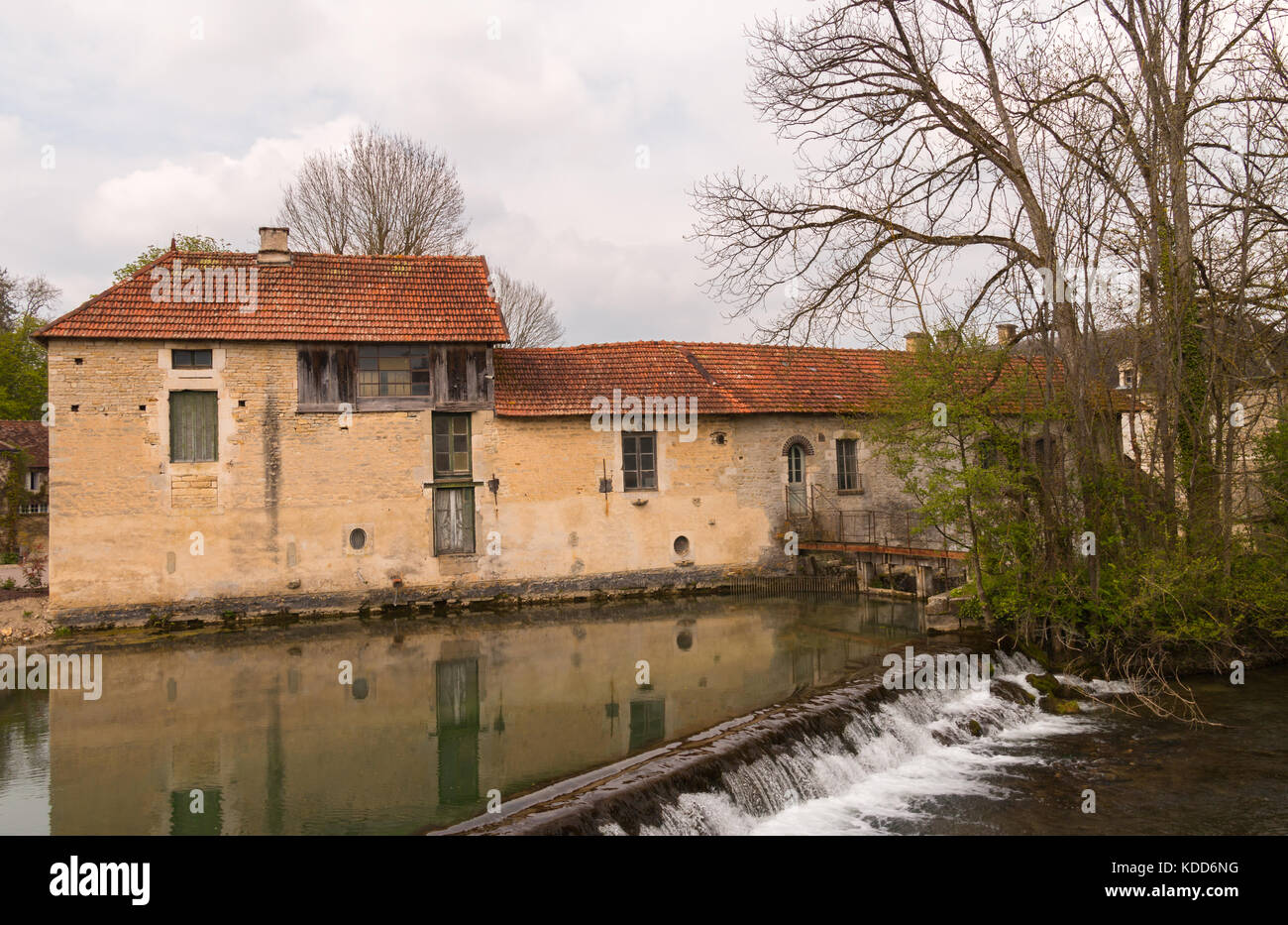 Vecchia Fabbrica del vino a champagne Francia les riceys Foto Stock