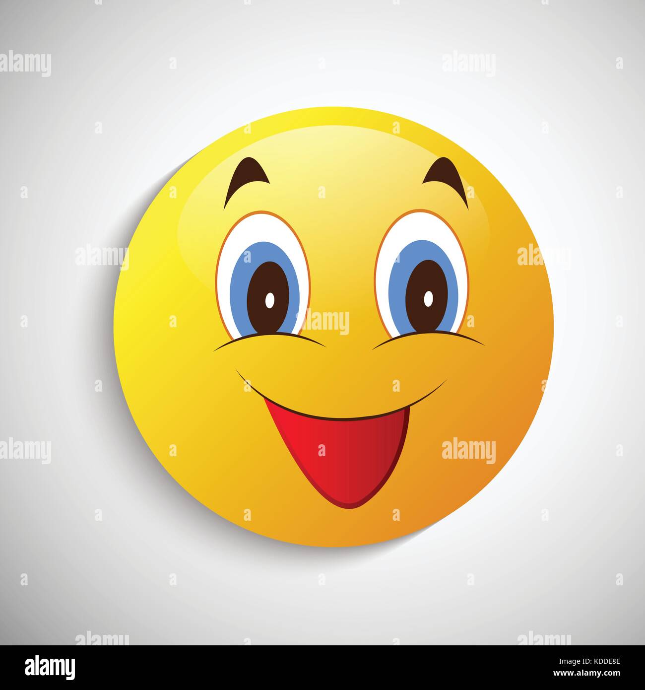 Illustrazione del mondo sorriso giorno sullo sfondo Illustrazione Vettoriale