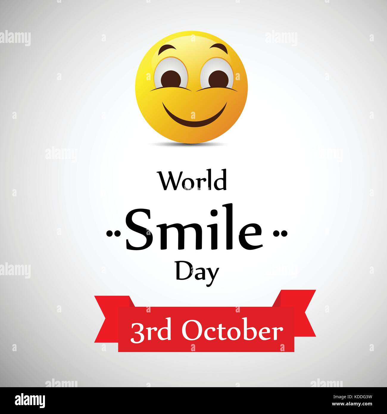 Illustrazione del mondo sorriso giorno sullo sfondo Illustrazione Vettoriale