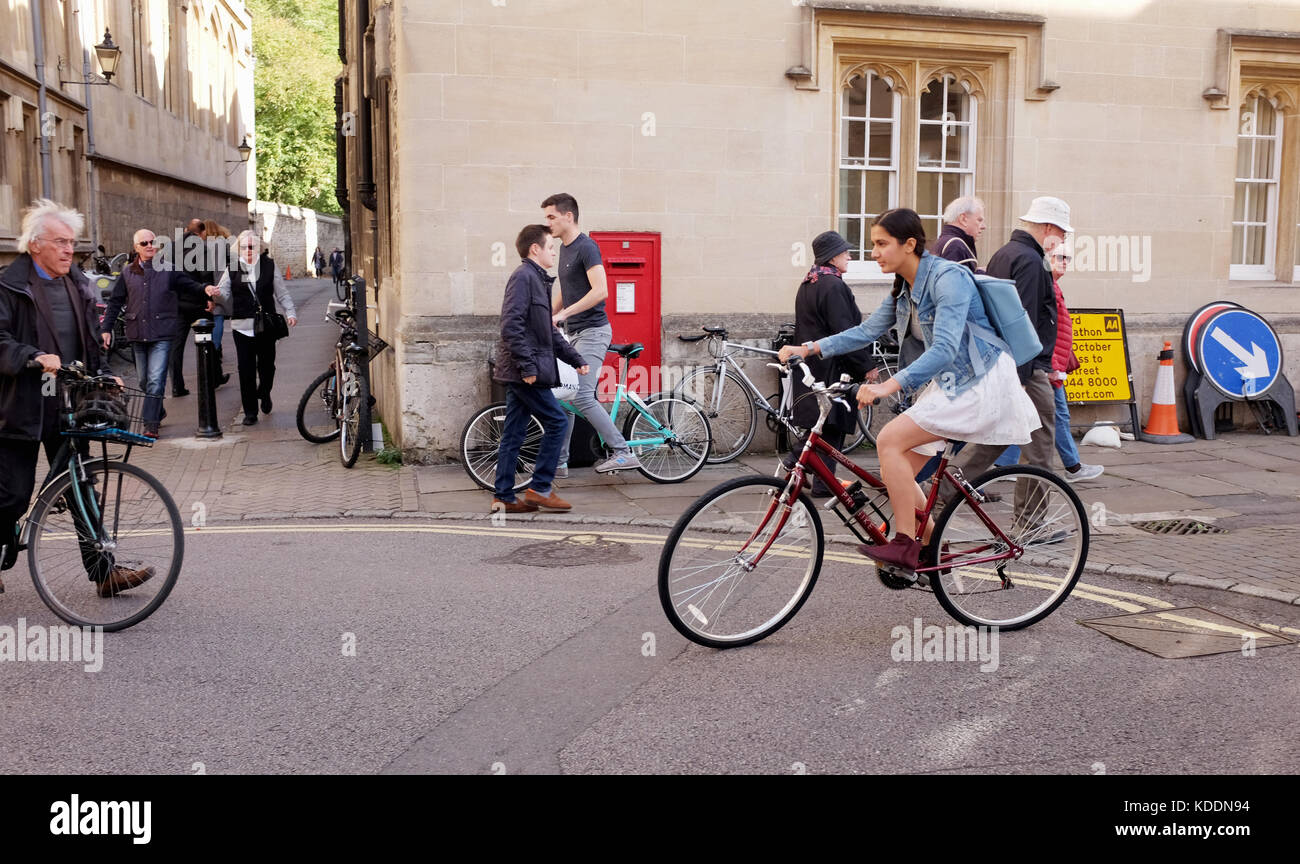 Oxford oxfordshire uk - Escursioni in bicicletta in oxford city centre Foto Stock