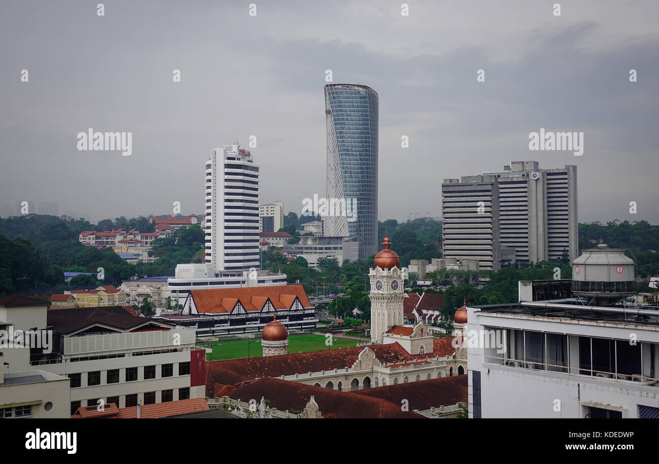 Kuala Lumpur, Malesia - 2 Gen, 2017. cityscape di kuala Lumpur, Malesia Kuala Lumpur è classificato come un alfa città del mondo ed è la sola città globale ho Foto Stock