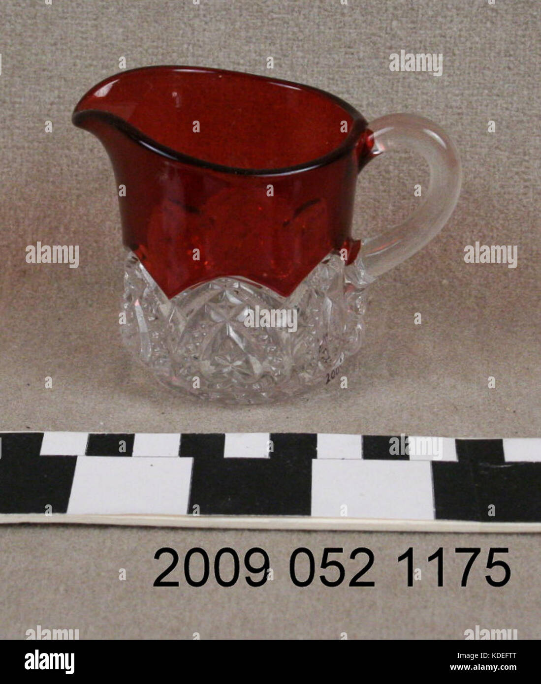 Piccolo camuffati Ruby Creamer macchiata Foto Stock