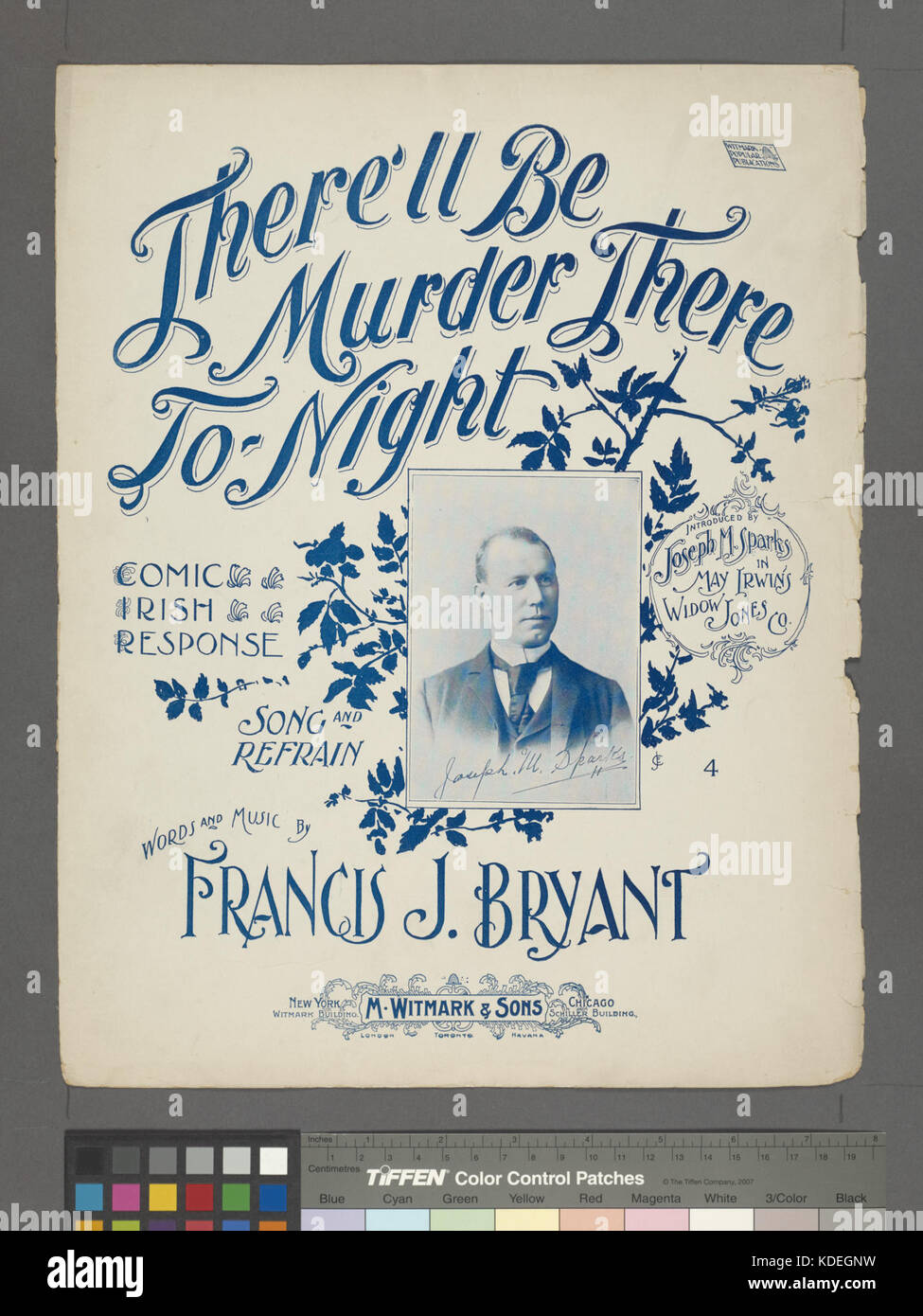 Omicidio lì per la notte (ci sarà omicidio lì per notte) (NYPL ADE 464222 1165996) Foto Stock